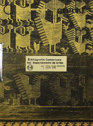 Bibliografía comentada del departamento de La Paz
